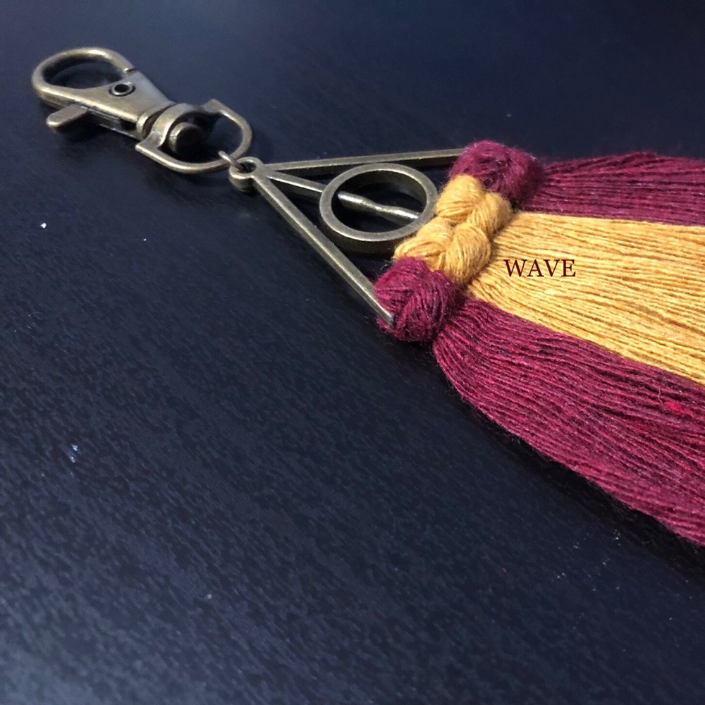 🗝✨HARRY POTTER Keyring Macrame Keychain-handmade - Picture 4 of 4